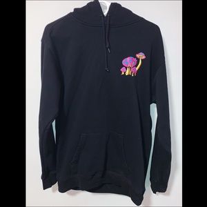 Black Mushroom Hoodie